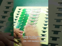 पीछे की चिपकने वाली परत लगाएँ ((भाग I)