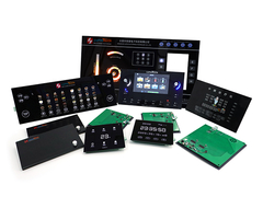 घरेलू उपकरण के लिए पॉलिएस्टर एचएमआई कैपेसिटिव मेम्ब्रेन स्विच